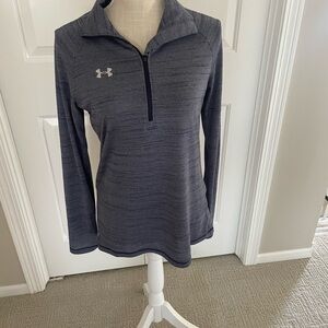 Under Armour Women's Gray Quarter-Zip Top